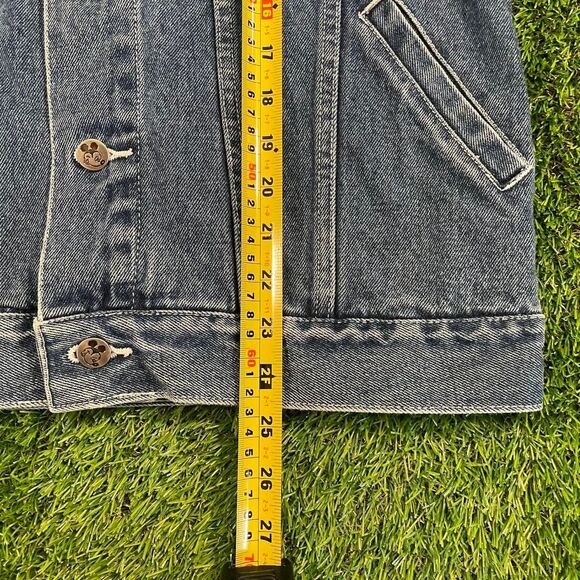 VTG Disney Mickey Unlimited Jerry Leigh embroidered denim jacket size small - Picture 8 of 8